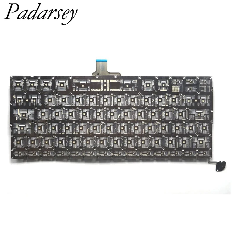 Pardarsey – nouveau clavier rétroéclairé pour MacBook Pro 13.3 "A1278, avec vis, US, UK, espagne, français, Ru, 2008 – 2015