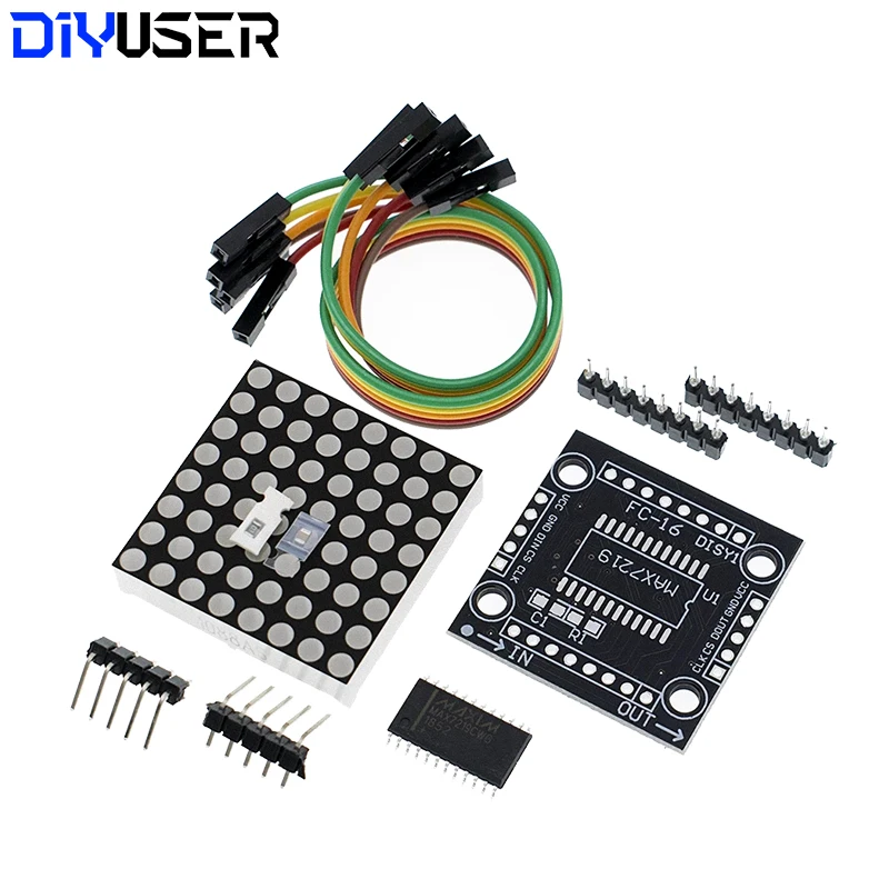 MAX7219 dot matrix module microcontroller module DIY KIT