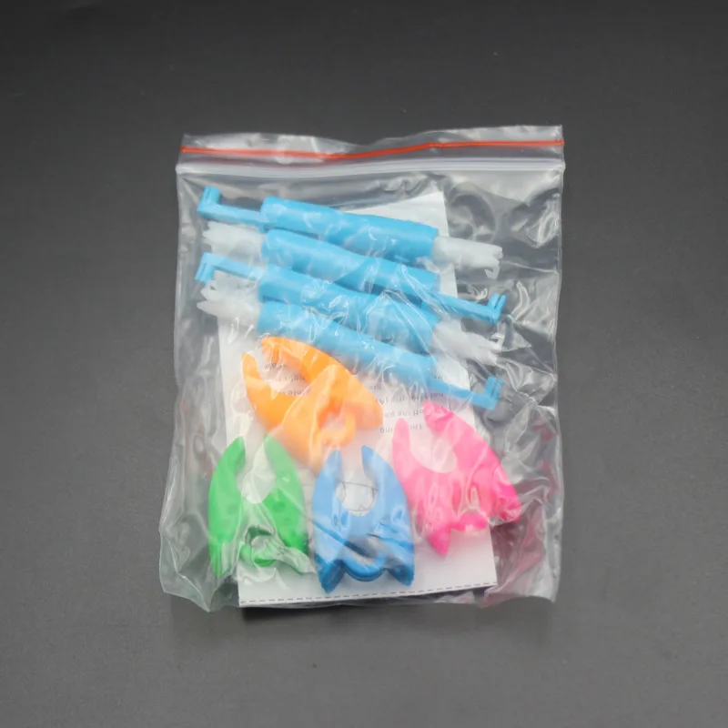 High-quality silicone fish-shaped bobbin clip wire clip home sewing machine automatic threader lead device combination