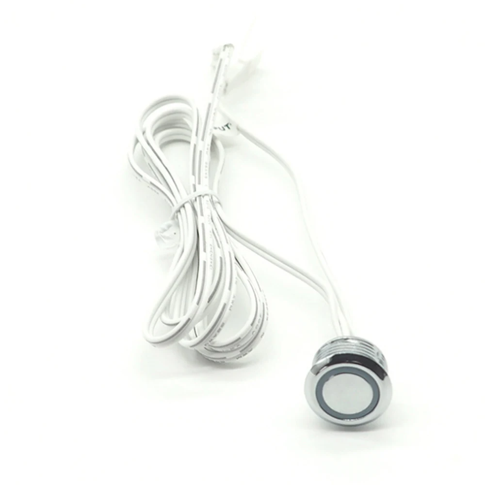 DC 5V 12V -24V LED Touch Switch Touch Dimmer Stepless Dimming Waterproof Metal Touch Button Switch