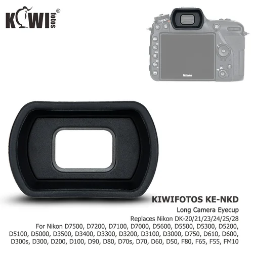 Imagen 2 del producto Visor ocular de DK-20, DK-21, DK-23, DK-24, DK-25, para Nikon D750, D610, D600, D300s, D300, D200, D100, D90, D70s