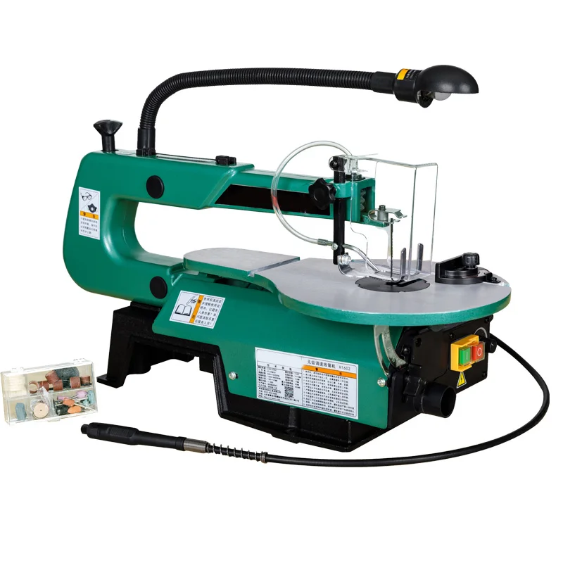 

H1602 Wire Saw Machine 16 inches Stepless Speed Adjustable Engraving And Polishing Multi-Purpose Machine Pure Copper Motor