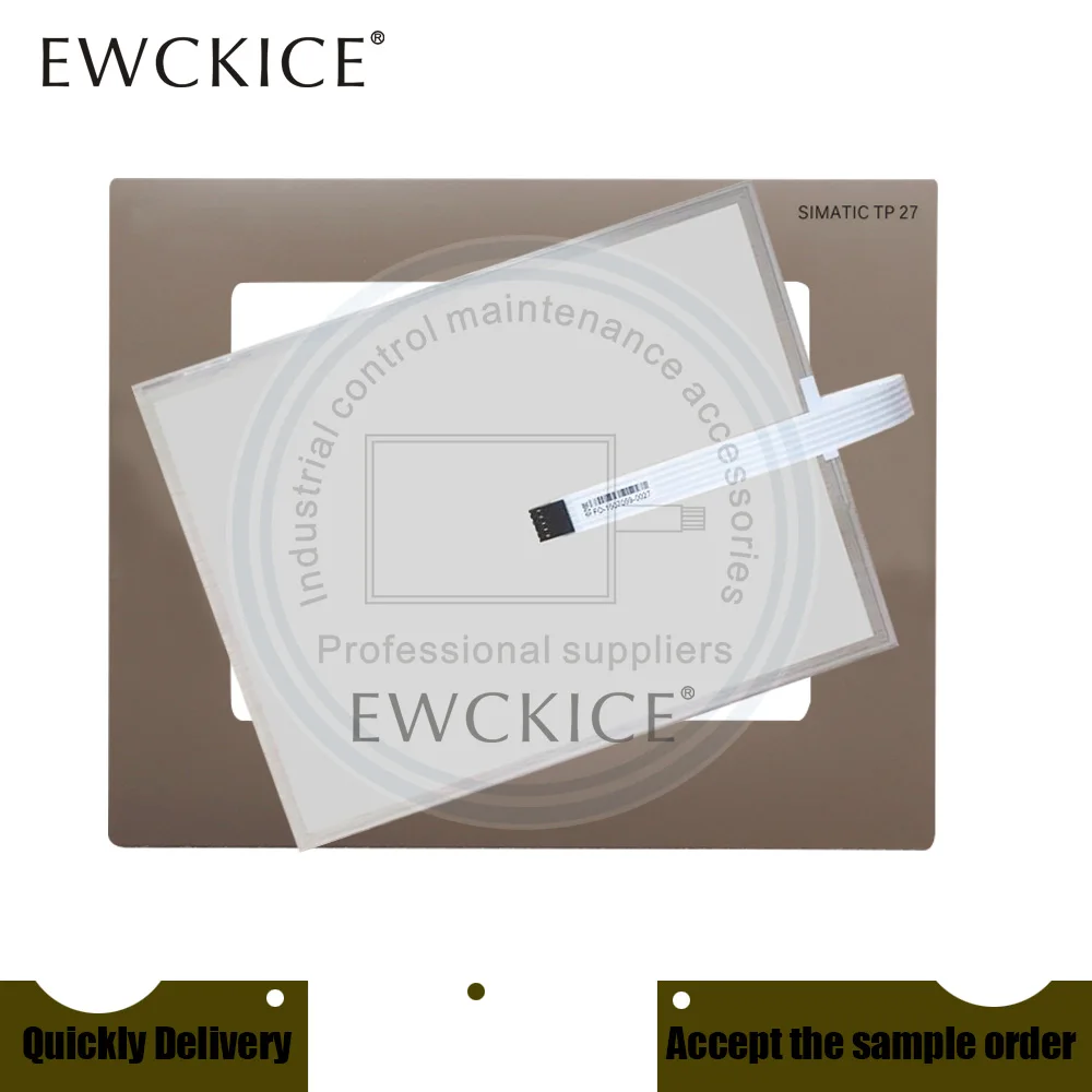 NEW TP27-10 6AV3627-1QL01-0AX0 6AV3 627-1QL01-0AX0 HMI PLC Touch screen AND Front label Touch panel AND Frontlabel