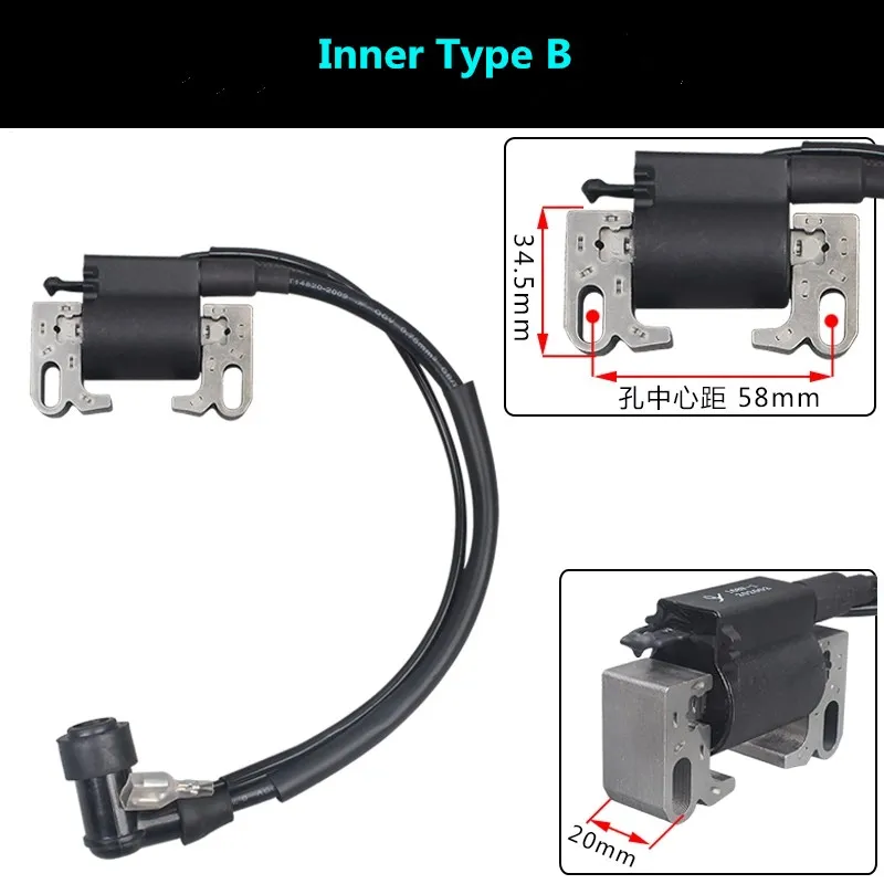 Imagem -03 - Bobina de Ignição tipo Externo Interno Adequada para Motor a Gasolina 170f 7hp 212cc Alimentado por 5kw Gerador de Carregamento de Bateria dc