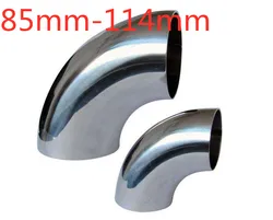 O/D 85/89/102/104/108/114/mm 304 Stainless Steel Sanitary Weld 45 Degree Elbow Pipe Fitting