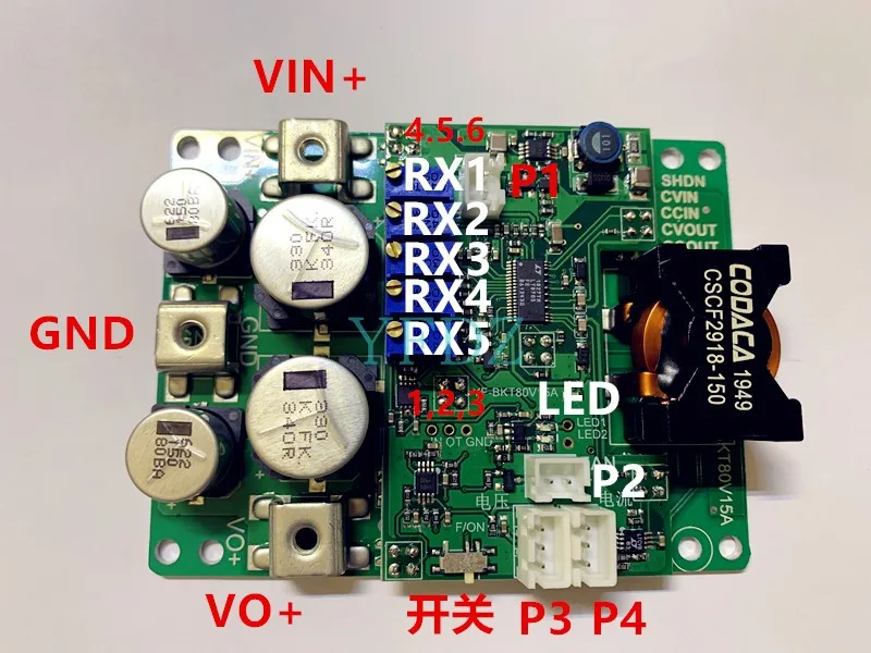 DC Automatic Buck-boost Module Lithium battery charge and discharge energy recovery RoboMaster Constant power module