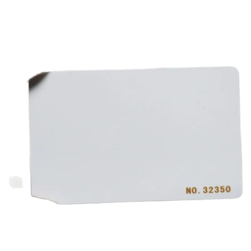 UHF PVC white cards with frequency 860~960MHz for long distance UHF reader with series number(250 pieces)