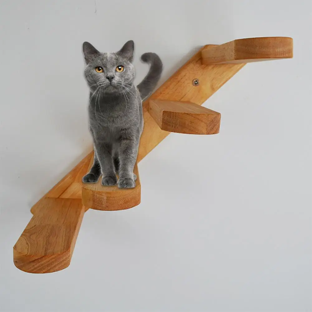 Wholesale Pet Stairs Step Cat Climbing Ladder Wall Stair Ladder Puppy Pet Training Toys Cat Play Furniture Small Animals Using