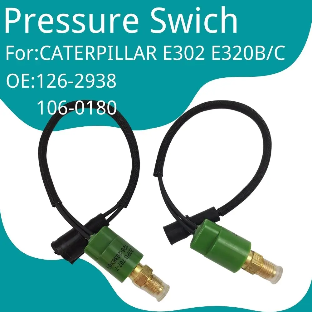 

106-0179 309-5795 106-0181 Pressure Swich Sensor for CATERPILLAR Excavator Cater E330B/C E320B/C Square Plug Spare Parts