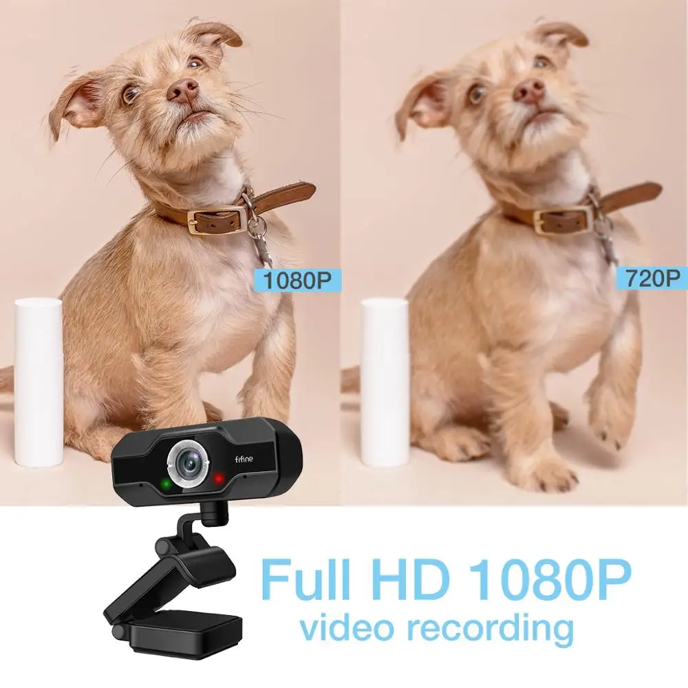 Top 1080P Full Hd Pc Webcam Voor Usb Desktop & Laptop , Live Streaming Webcam Met Microfoon Hd Video, Voor Video-Calling-K432