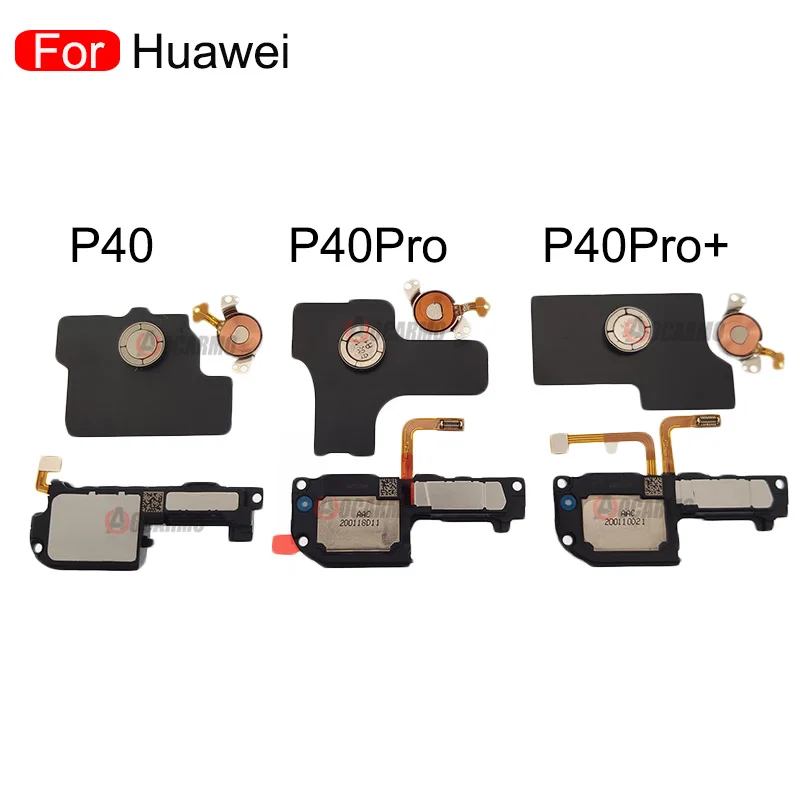 For Huawei P30 P40Pro P40Pro Plus Top Earpiece Magnet Metal Sheet EarSpeaker Buzzer Ringer Bottom Loud Speaker Flex Cable Repair