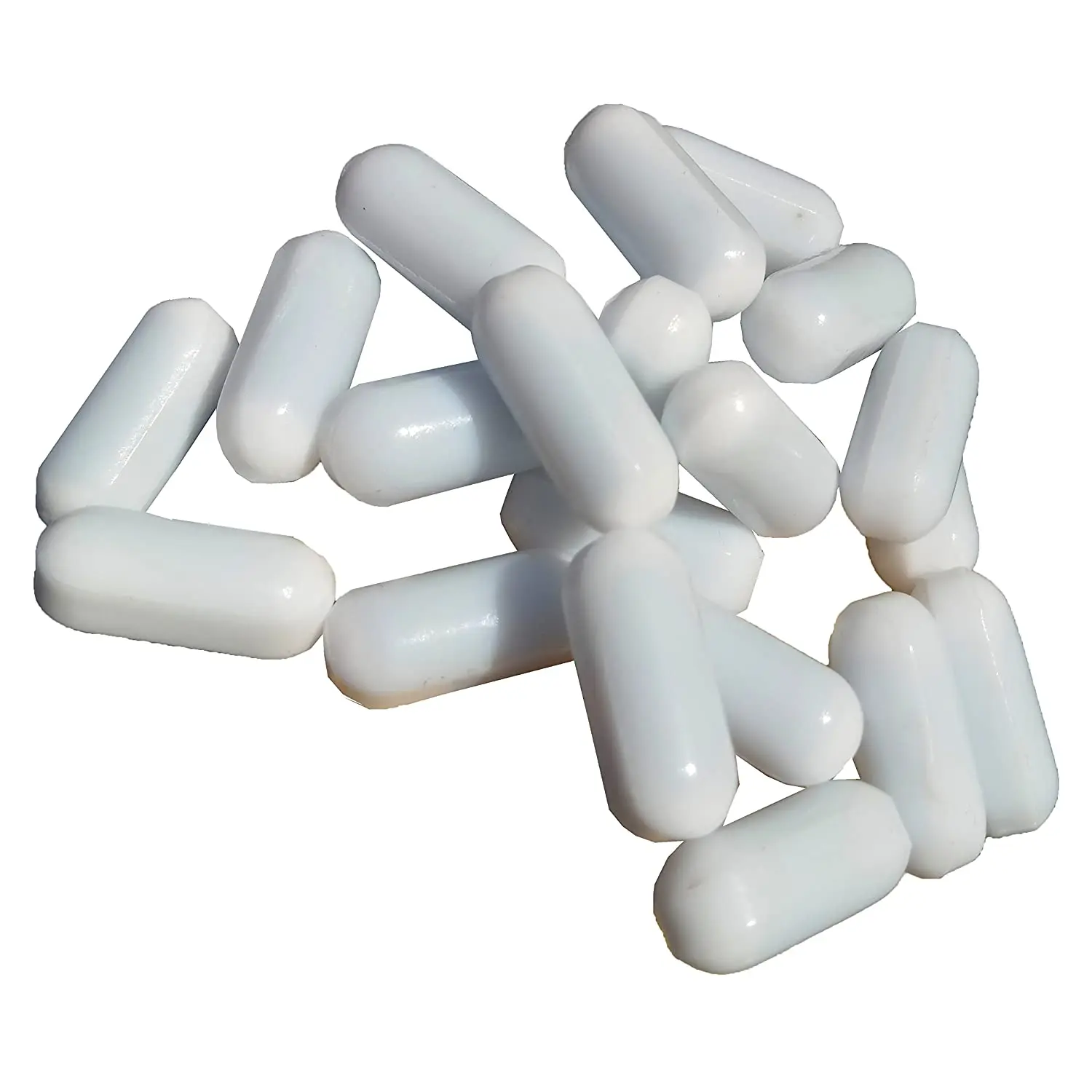 Labor Magnetische Rührer Rühren Bar PTFE Magnetische Mixer Rühren Bars (C, Zylinder Form, 10PCS) labor Chemikalien