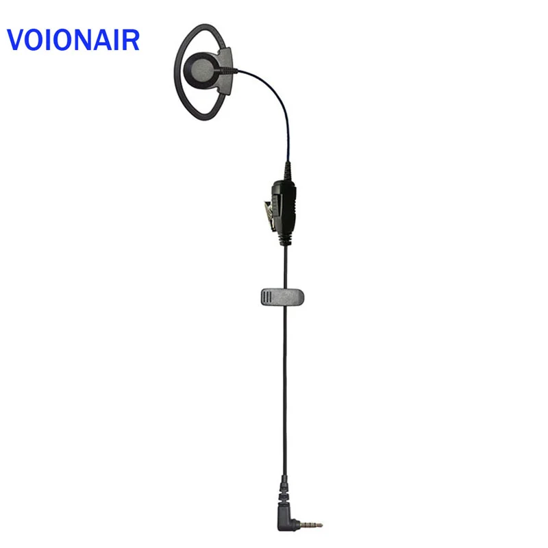 VOIONAIR 10pcs/lot D Hook Over Ear Hook Earphone Earpiece Headset Speaker For Yaesu FT-2DR FT-3DR FT-70DR FT-60R