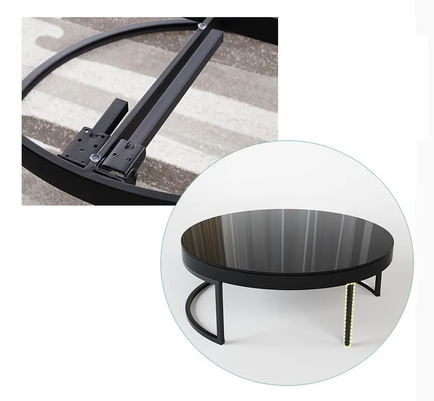1 pz 140mm-600mm pieghevole invisibilità gambe del tavolo forcine gamba in metallo Laptop caffè divano supporto sedie fai da te hardware per mobili