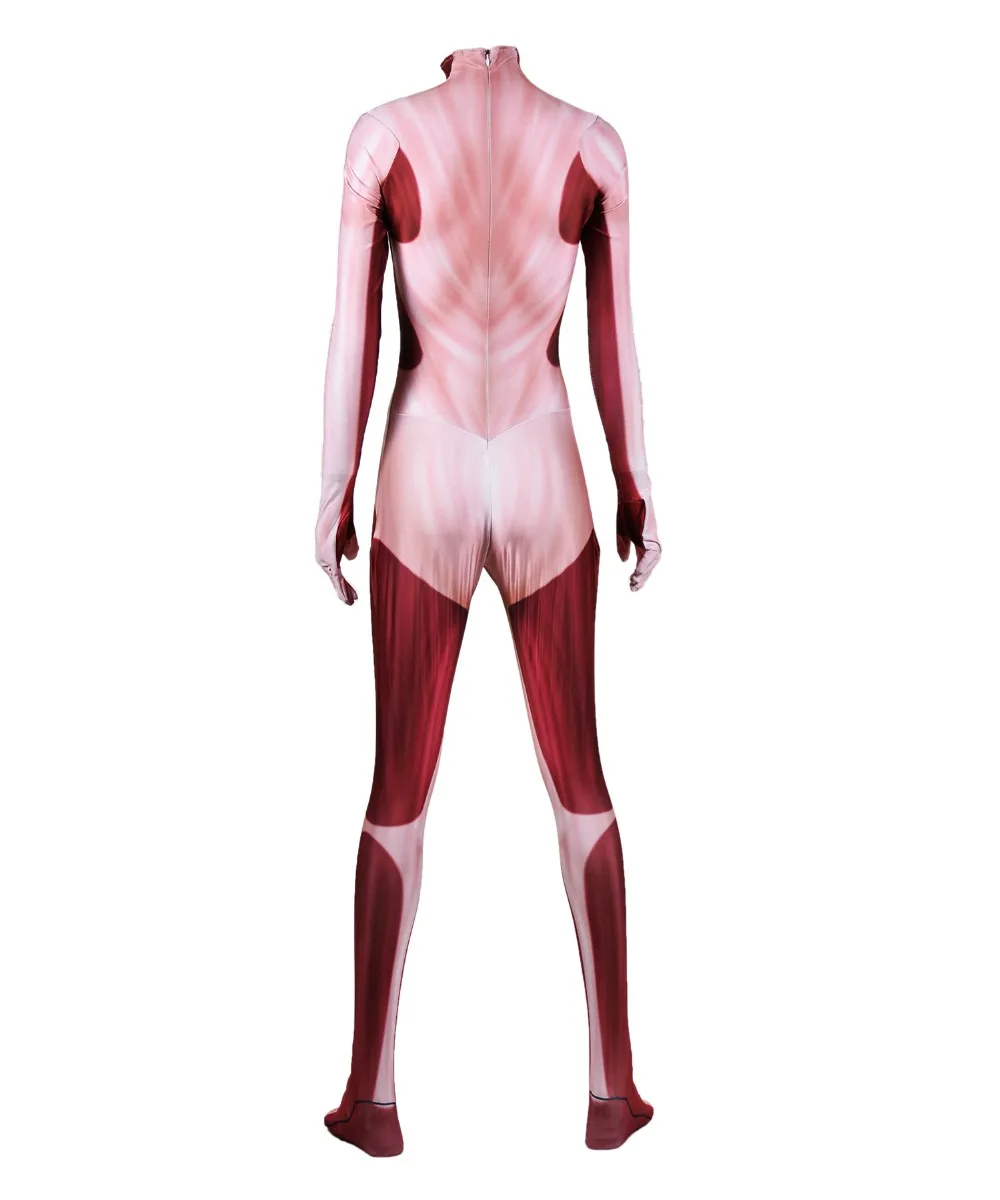 Atak na tytana Cosplay kostiumy na Halloween 3D drukuj przebranie na karnawał kobiece/męskie body Zentai Catsuit