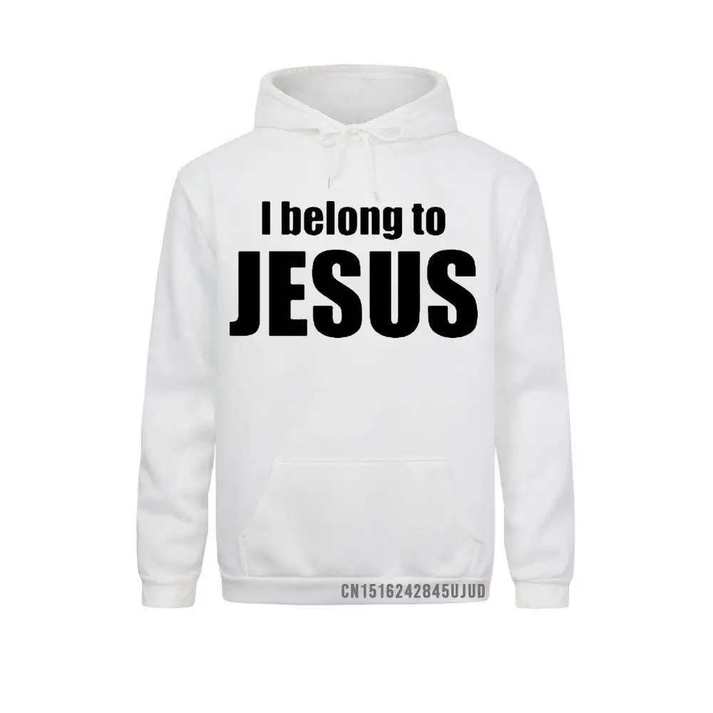 I Belong To Jesus Christ Religion Catholic Christian Faith Gift Hoodie For Men Male Streetwear Costume Long Sleeve Sweatshirt