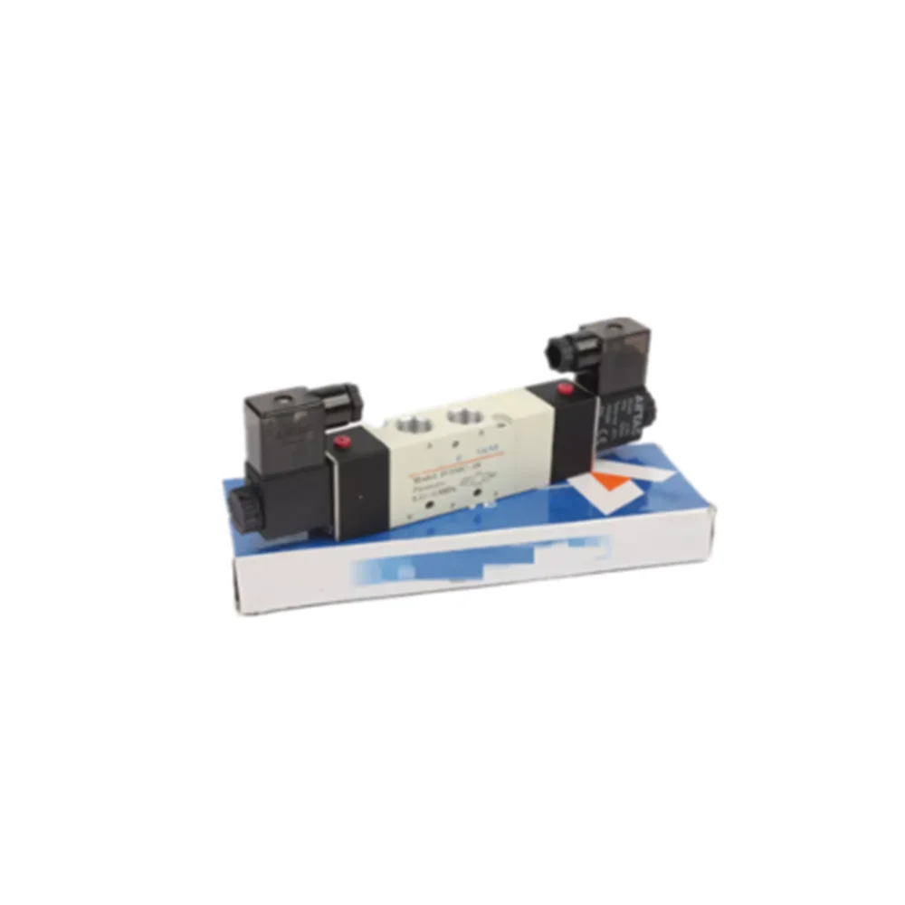 

1Pcs 4V430C-15 5Ports 3Position Dual Solenoid Pneumatic Air Valve 1/2" BSPT 1Pcs 4V430C-15 5Ports 3Position Dual Solenoid Pneum