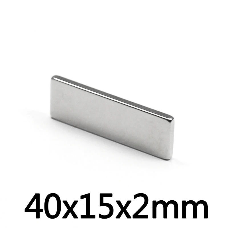 

10/30/50pcs Powerful Magnets N35 Block Strong Neodymium Magnet 40x15x2mm Permanent NdFeB Magnetic 40*15*2mm