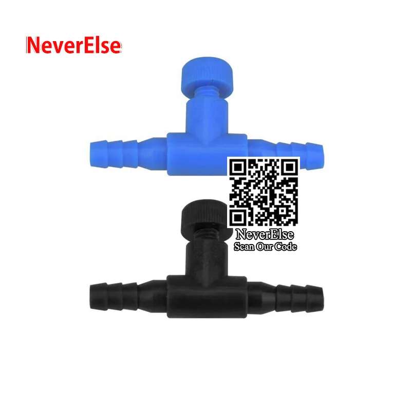 5pcs Fish Tank Air Volume Control Valve Diameter 4mm Aquarium Air Regulator Flow Tube Pipe Divider Valve Adjustable Oxygen Pump