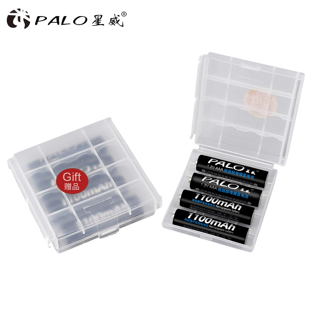 PALO AAA Battery 1.2v NiMH Rechargeable Battery 1.2V NiMH aaa For Electric remote Control car Toy RC ues