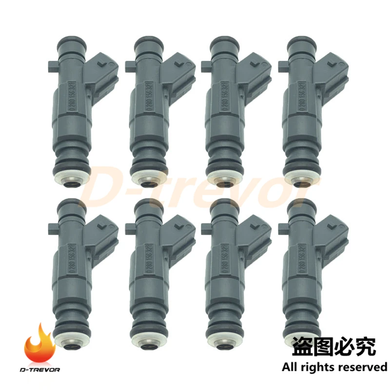 8Pcs OEM 0280156321 Fuel Injector nozzle For CITROEN C2 C3 C4 XSARA BERLINGO Peugeot 206