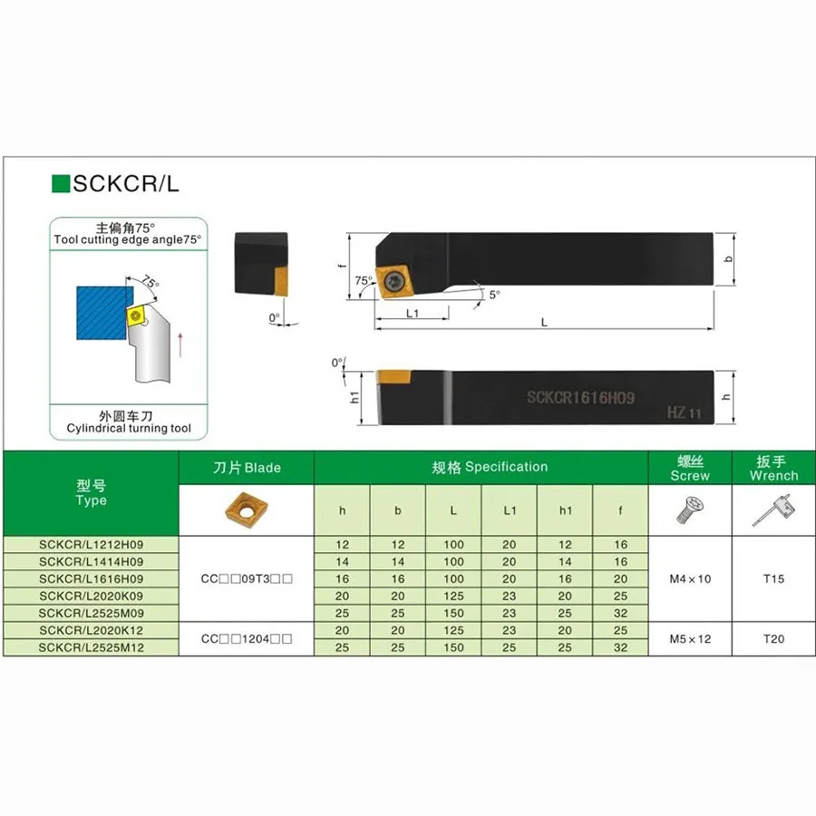 Токарный станок с ЧПУ SCKCR1212H09 SCKCR1616H09 SCKCR2020K09 SCKCR2525M09 SCKCL1616H09 SCKCL2020K09 SCKCR SCKCL