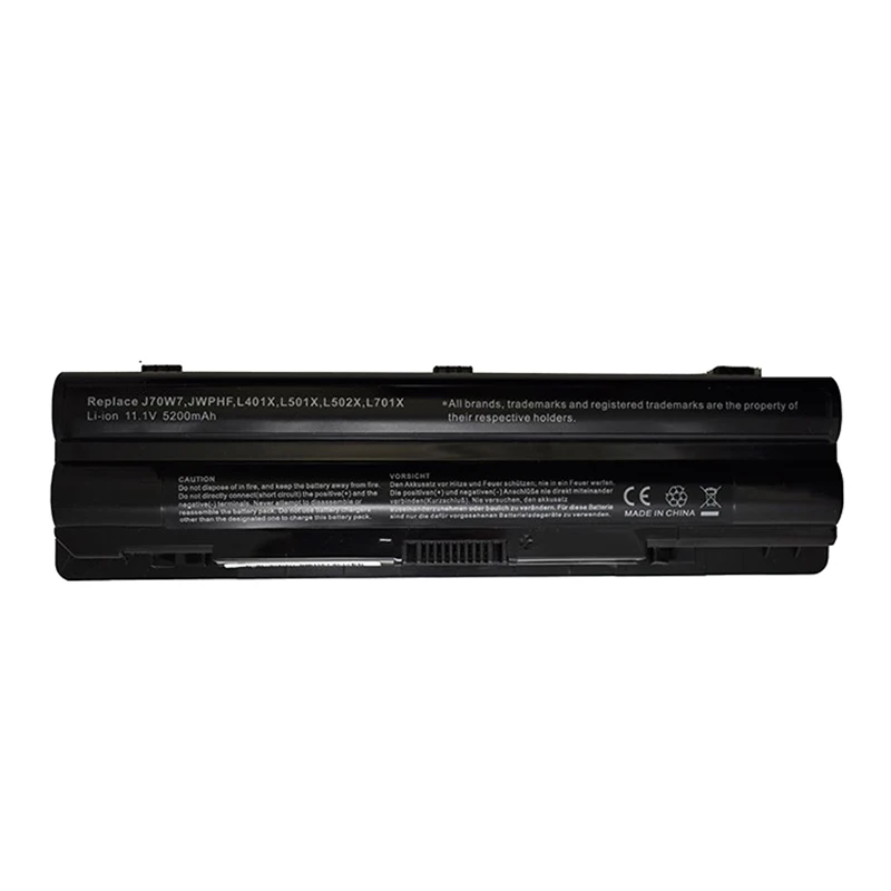 7XINbox 11.1V 5200mAh J70W7 JWPHF R795X WHXY3 Laptop Battery For Dell XPS 14 15 17 L401x L501x L701x L701x 3D 312-1123 312-1127