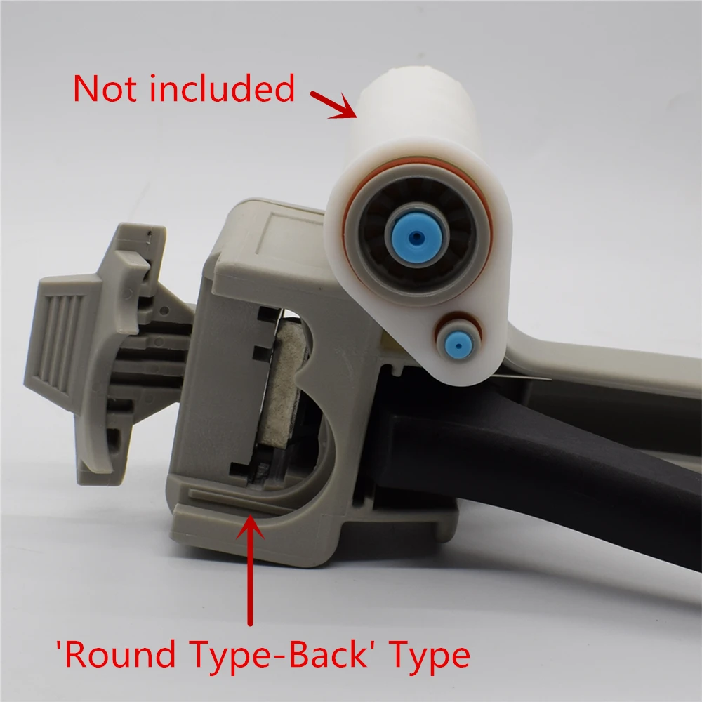 50ml AB Glue Gun 10:1 Epoxy Glue Adhensives Dispenser Caulking Gun Hand Tools for Round Type-Back Type 50ml 10:1 AB Glues