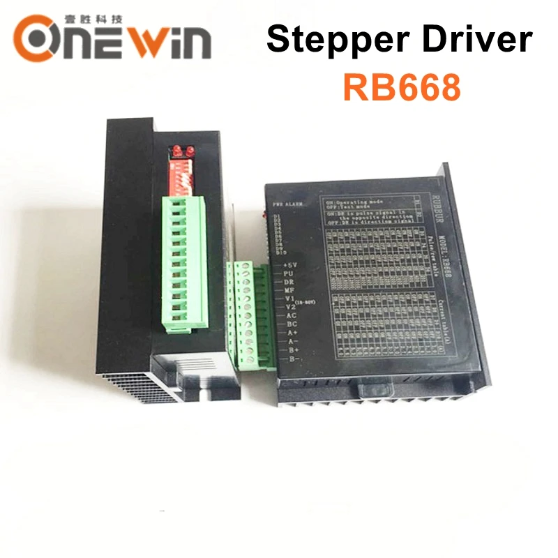 

2 phase stepper driver RB668 replace 2HB68H 2HB68AC 2HB806 AC18V 50V DC24V 80V for 57mm 86mm motor