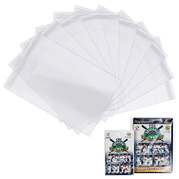 100pcs PS2 CD game bag resealable sleeve OPP plastic bags with instruction booklet sleeves for Sony PS2 manual