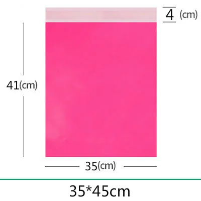 Roze koerierstassen Groot formaat matte opbergzakken Waterdichte tas Zelfsluitend PE-materiaal Envelop Mailer Post Mailing Pack Bags