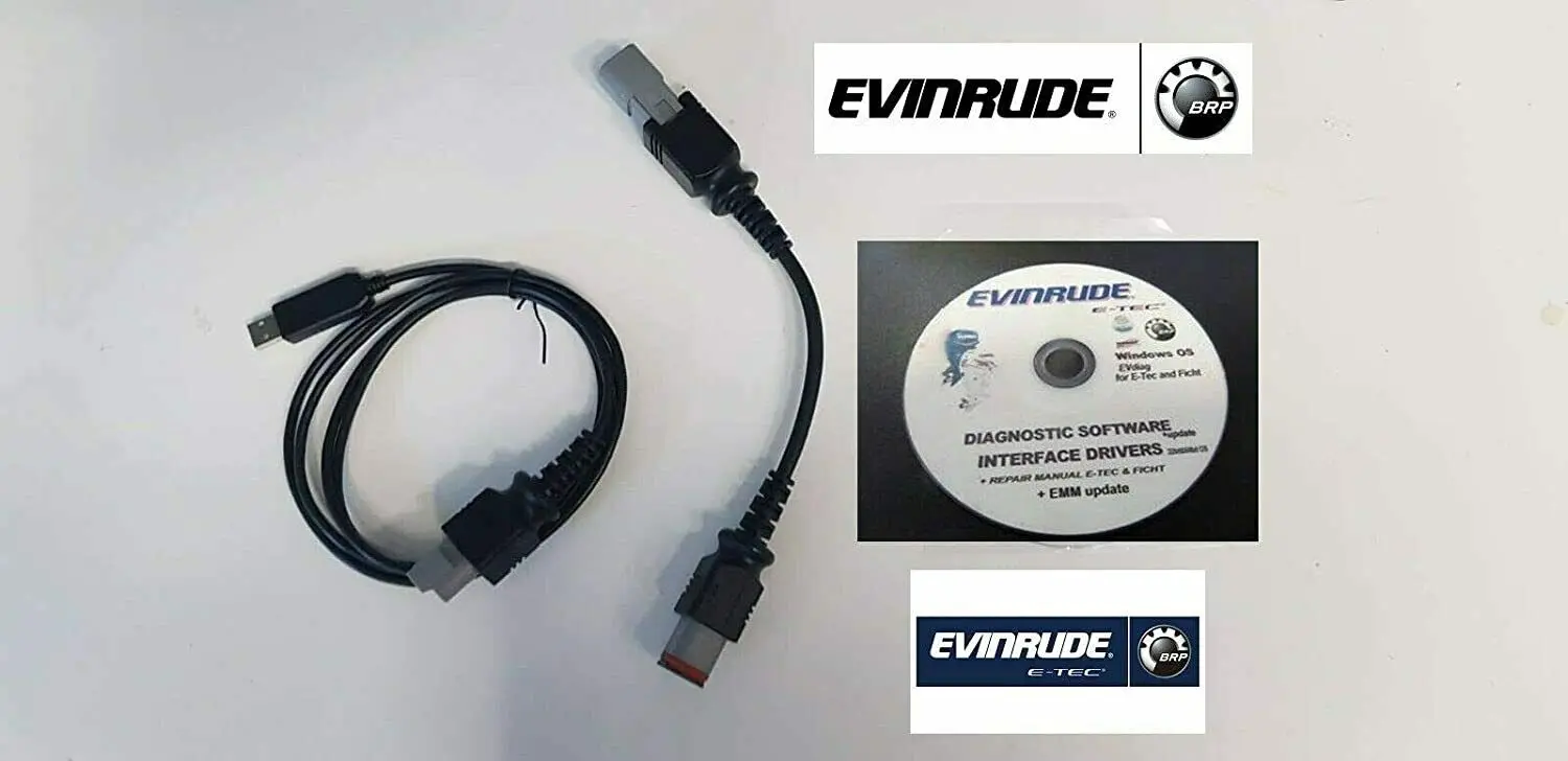 For Marine obd2 Evinrude FTDI diagnostic outboard FICHT ETEC + BOOTSTRAP 2020