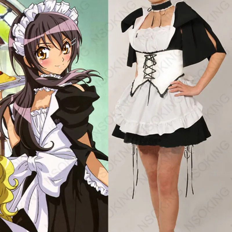 

New Anime Kaichou wa maid outfit uniform Maid-sama Ayuzawa Misaki Cosplay costume for women custom made