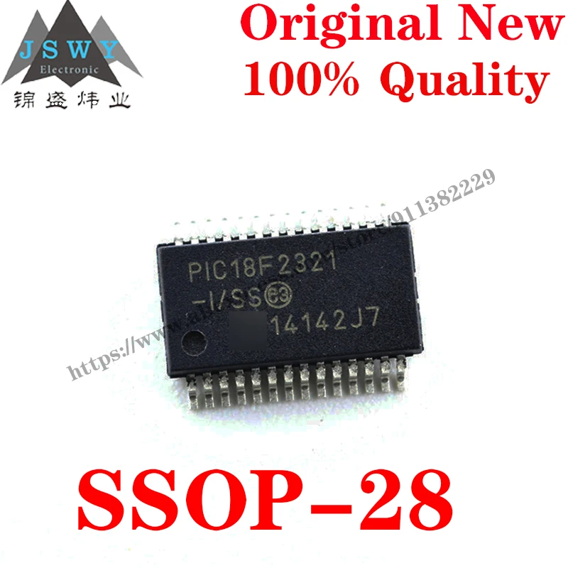 10~100 PCS PIC18F2321-I/SS SSOP-28 Semiconductor 8-bit microcontroller -MCU IC Chip for module arduino Free Shipping PIC18F2321