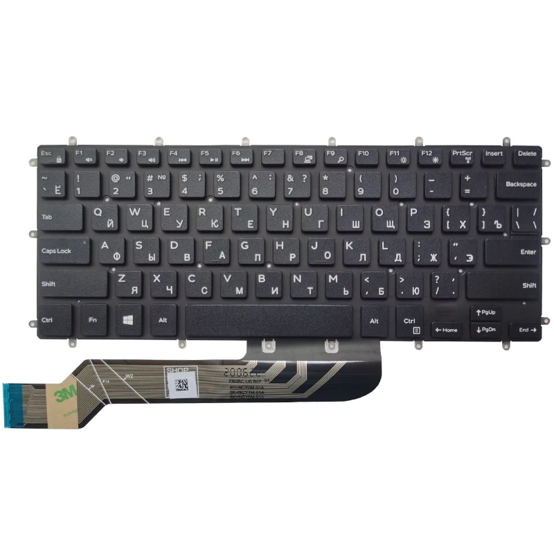 New Laptop Russian/RU Keyboard For DELLInspiron 15 7560 7569 7579 7570 7572 7573 5578 5579