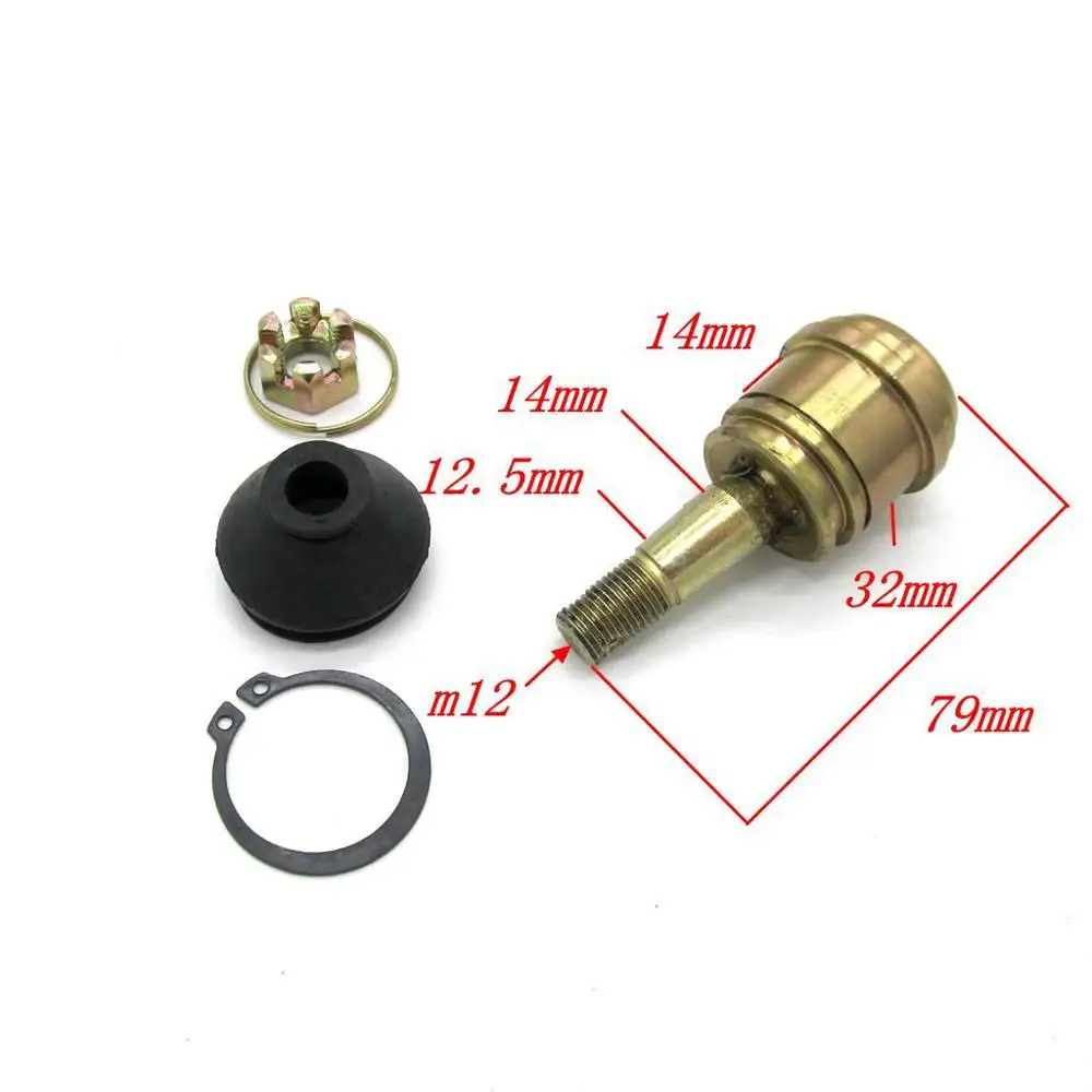 12mm Rod End Steering Tie Ball Joint For 50-250cc Motorcycle Buggy ATV