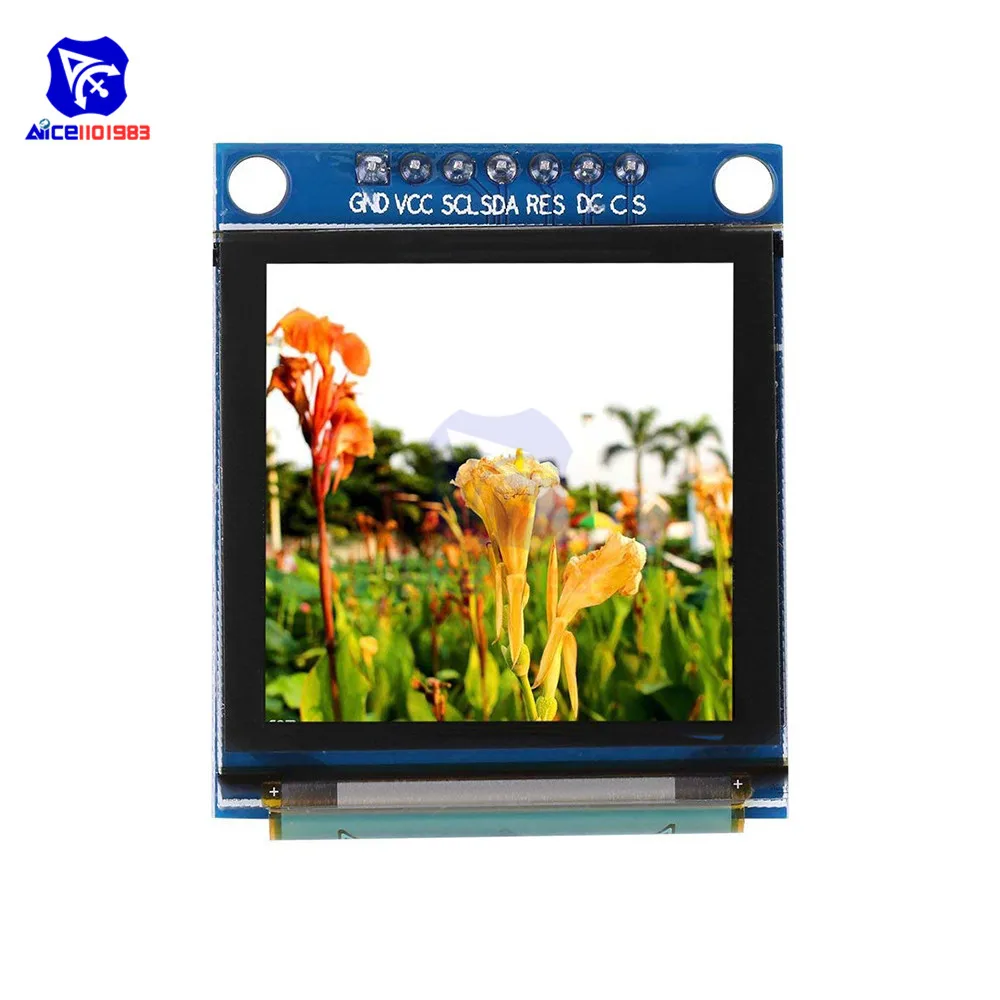 0.96 inch 1.14 inch 1.3 Inch 1.44 Inch 1.5 Inch 1.8 Inch IPS TFT LCD Screen Display Module ST7735 SPI IIC for Arduino 51 STM32