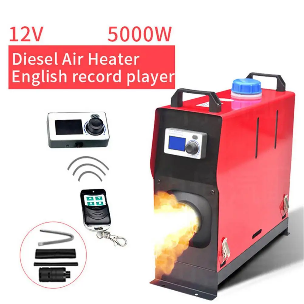 

Heater 12V Heater Car Heater All In5kw Truck Heater With LCD And Remote Control Heater For RV Truck Boat