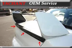 FRP Fiber Glass / Carbon Rear Trunk Spoiler Fit For 2001-2007 Lancer Evolution 7-9 EVO 7  8 9 MN Style Trunk Spoiler Wing