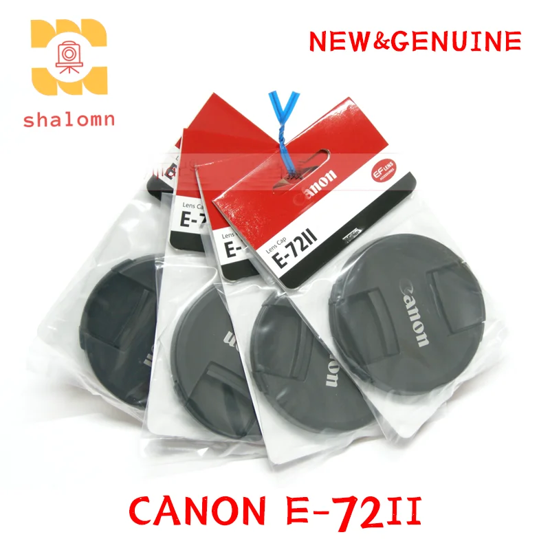 Penutup Lensa Kamera E-72II Asli Baru Penutup Snap-On 72Mm untuk Lensa Canon EF 35Mm 1.4L 50-85 1.2 15-85 18-200