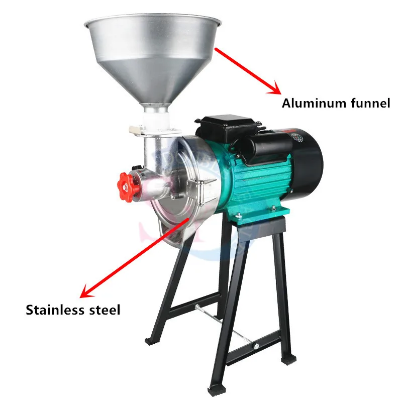 SY-DS140-refinadora de molienda silenciosa, trituradora de mantequilla de cacahuete, trituradora de salsa, máquina de salsa de sésamo comercial multifuncional, 220v
