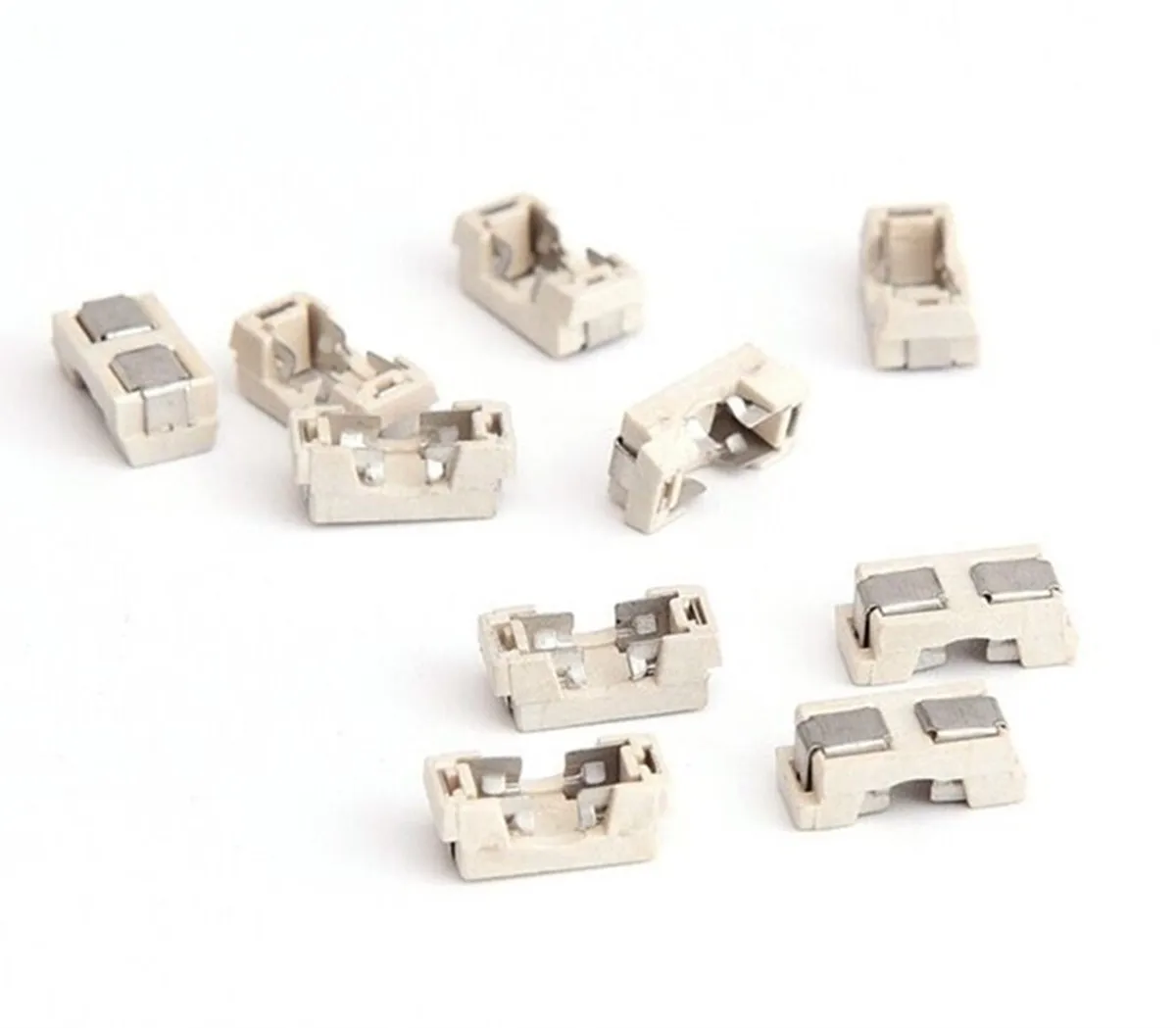 

20PCS 1808 SMD 6125 Fuse Holder Socket Box Base Transposon 2410 Plastic Shell High Temperature Resistance