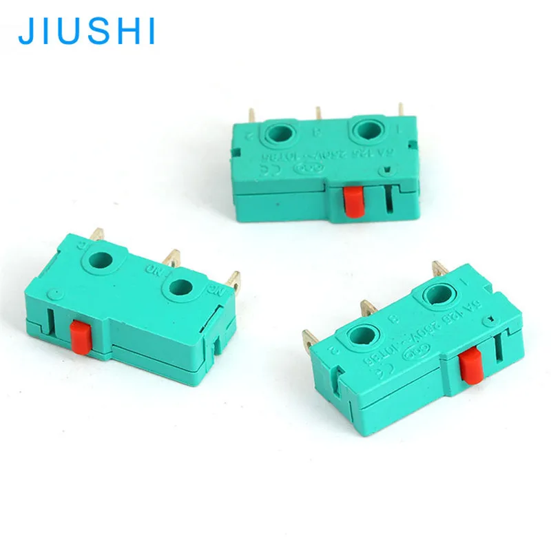 

100pcs KW4-OZ micro switch 3 pins 1NO 1NC mini limit switch green