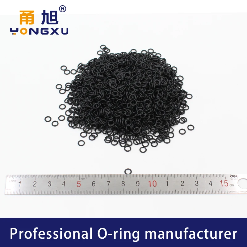 Thickness0.3/0.4/0.5/0.6/0.7/0.8mm OD1.3-81mm 70A NBR rubber Nitrile O-ring sealing ring gasket grommet silicon ring
