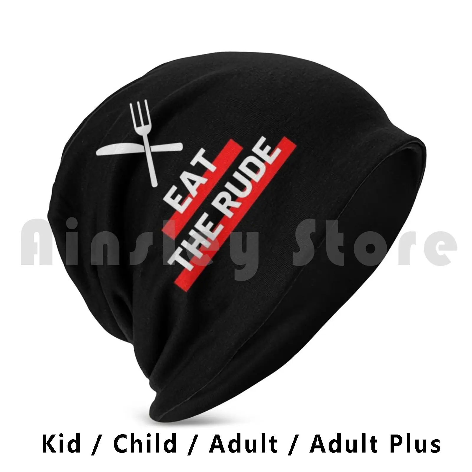 Eat The Rude Beanies Pullover Cap Comfortable Hannibal Lecter Mads Mikkelsen Hugh Dancy Fannibal Cannibal Nbc