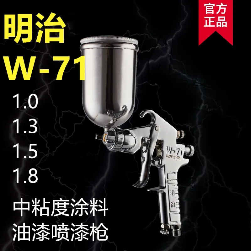 MeijiスプレーガンW-71自動車用家具仕上げコートW-77プライズハイスプレーペイントエマルジョンペイントスプレー