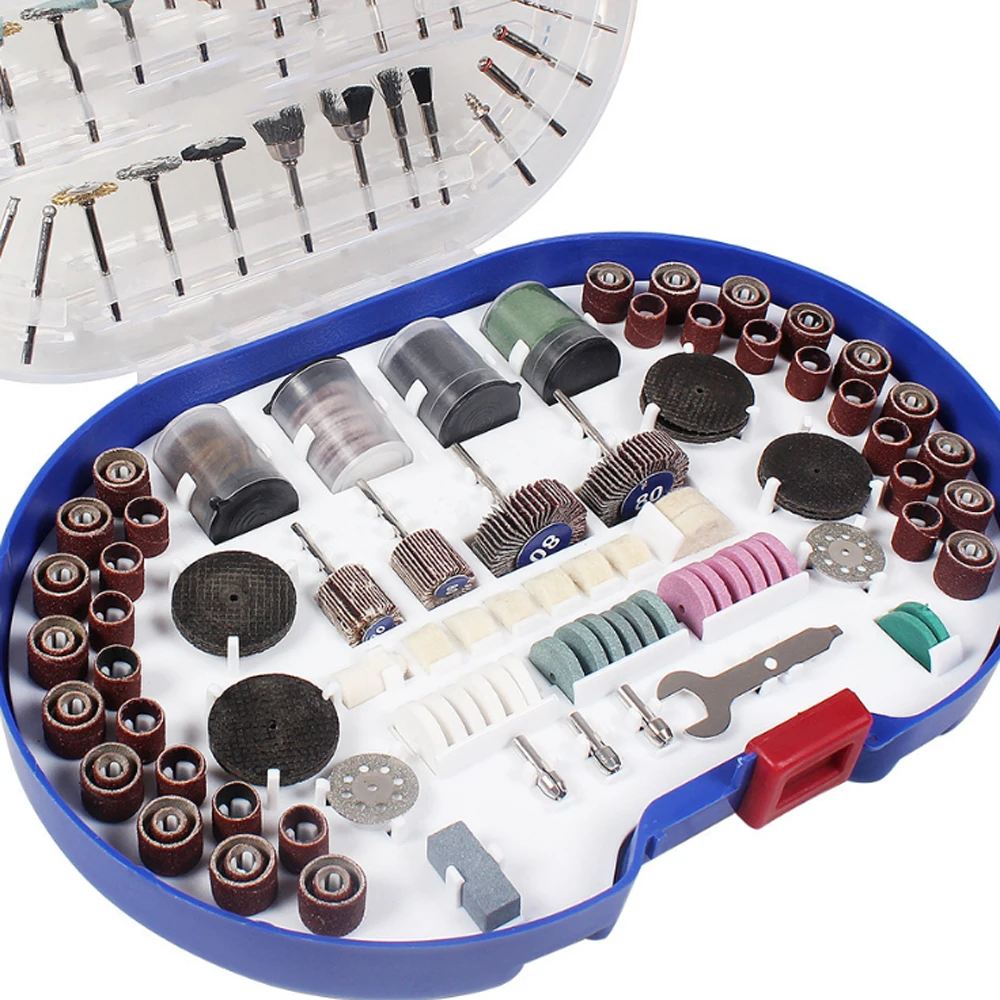 276Pcs อุปกรณ์เครื่องมือโรตารี่สำหรับ Dremel สว่านชุดเครื่องมือขัดขัดขัดขัดตัดชุดเครื่องมือ