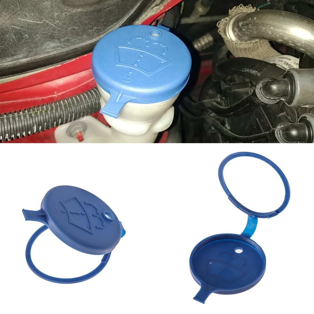 Washer Bottle Cap For Peugeot 206 207 306 307 408 Citroen C4 C5 Xsara C4 C5 Wiper Reservoir Sealed Lid Top Car Parts Accessories