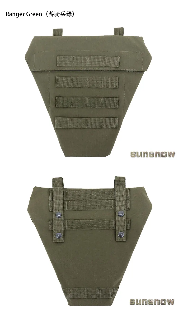 Tactical Vest Crotch Protection Outdoor Sports Protection Baffle Bag  Lap Panel