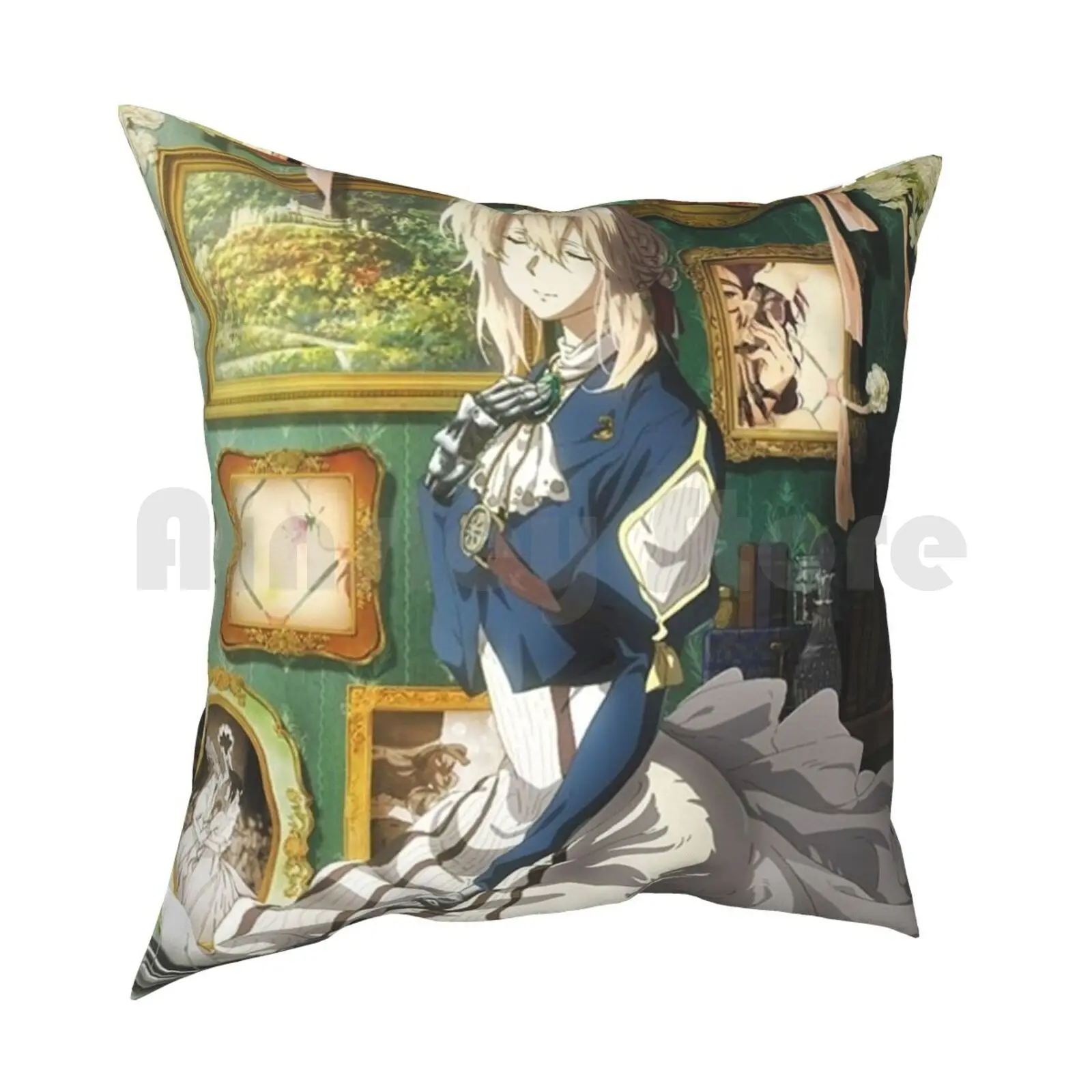 Violet Evergarden Season 2 Pillow Case Printed Home Soft Throw Pillow Violet Violet Evergarden Season 2 Two Season Two